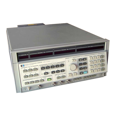 HP 8340A User manual