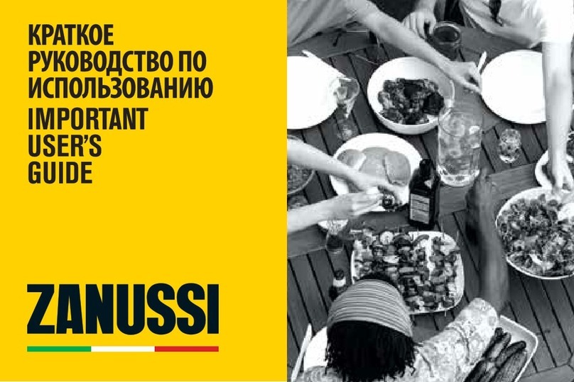 Zanussi CAPRI ZCF33231DF User manual