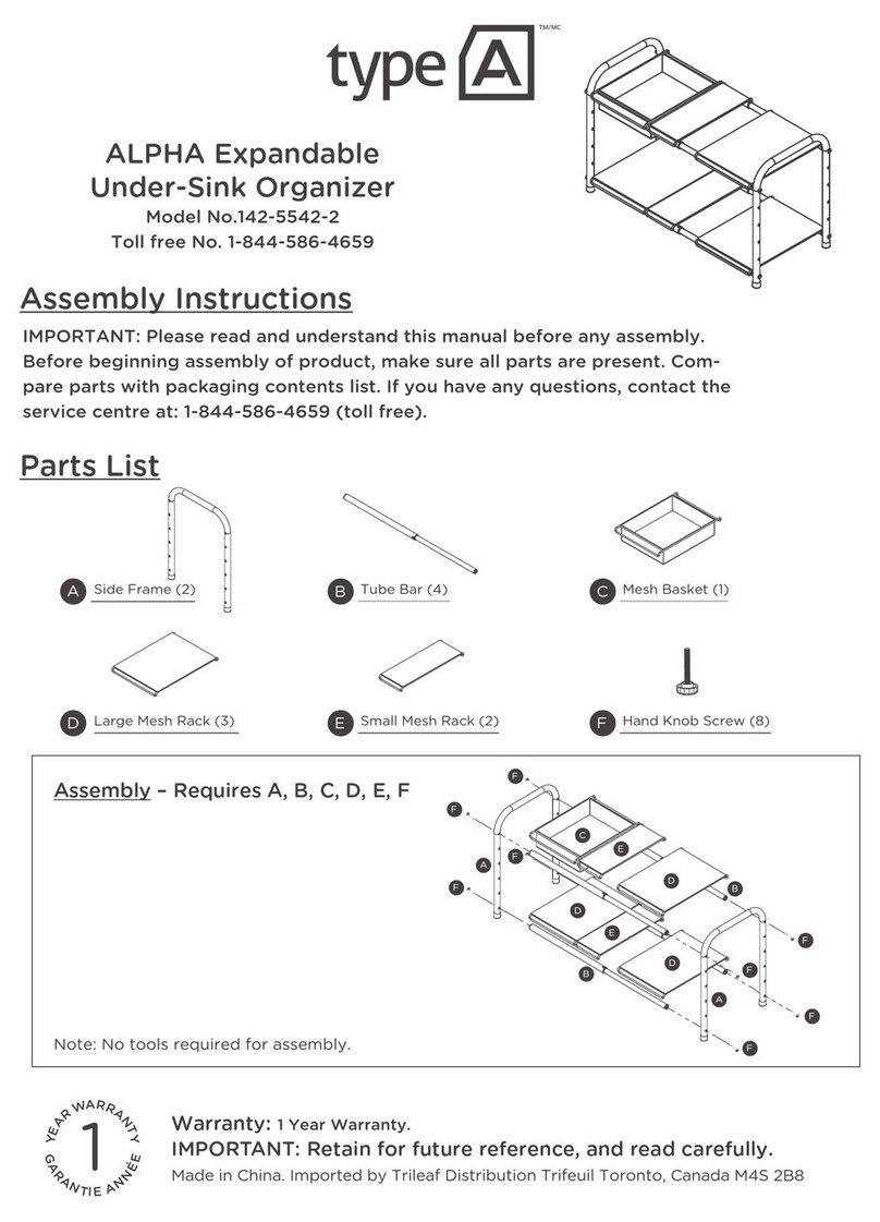 TYPE A ALPHA 142-5542-2 User manual TYPE A ALPHA 142-5542-2 User manual