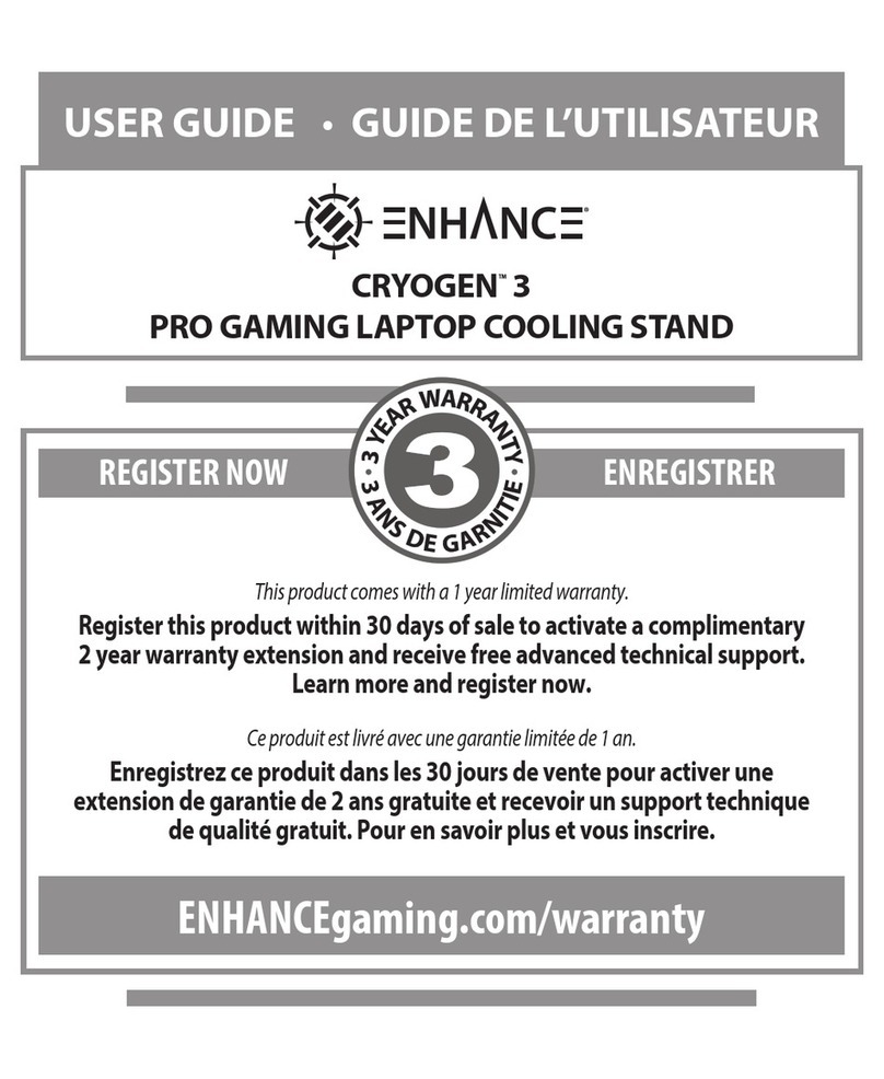 ENHANCE CRYOGEN 3 User manual