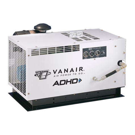 Vanair ADHD Powertech Installation, Operation, Maintenance and Parts List Manual
