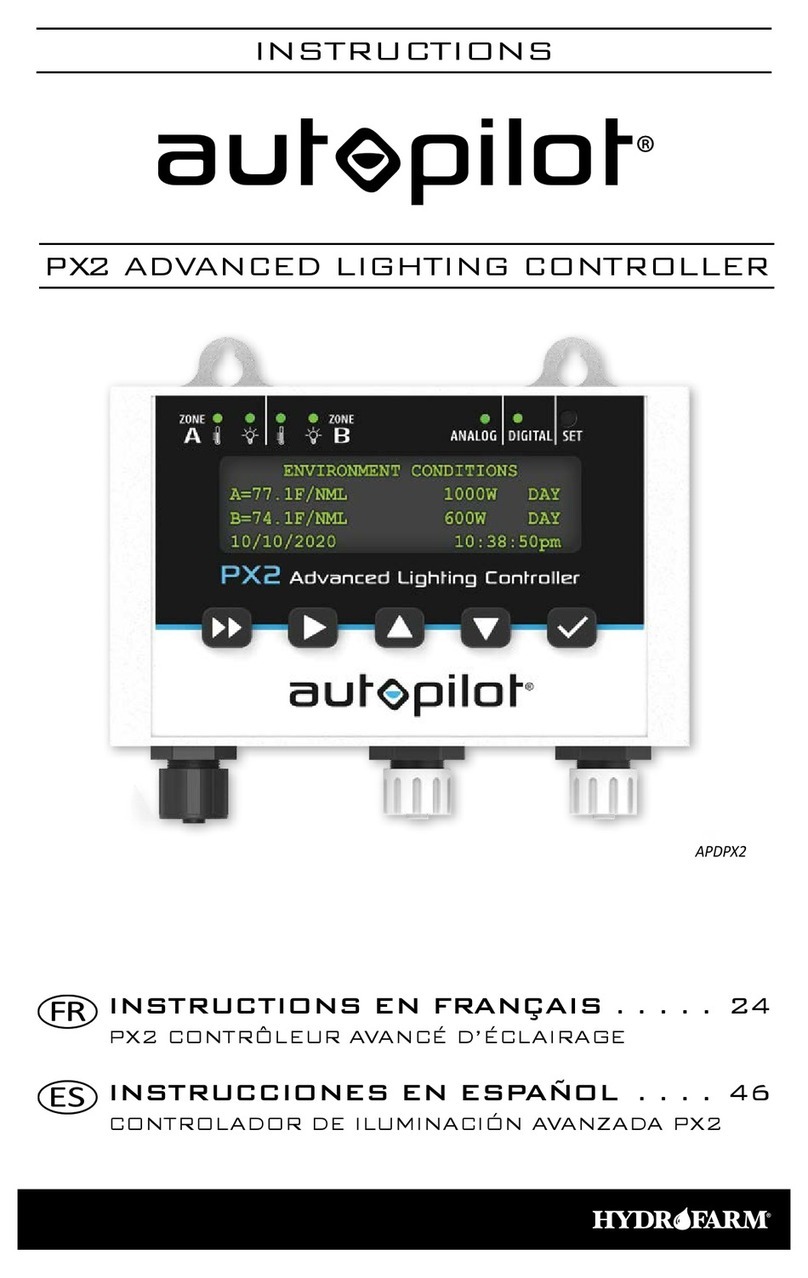Hydrofarm Autopilot PX2 User manual