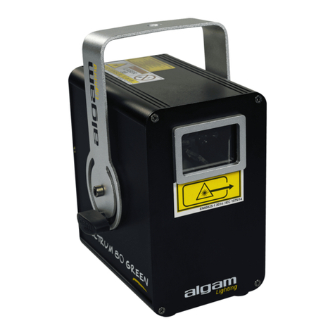 Algam Lighting SPECTRUM 80 GREEN User manuals Algam Lighting SPECTRUM 80 GREEN User manuals