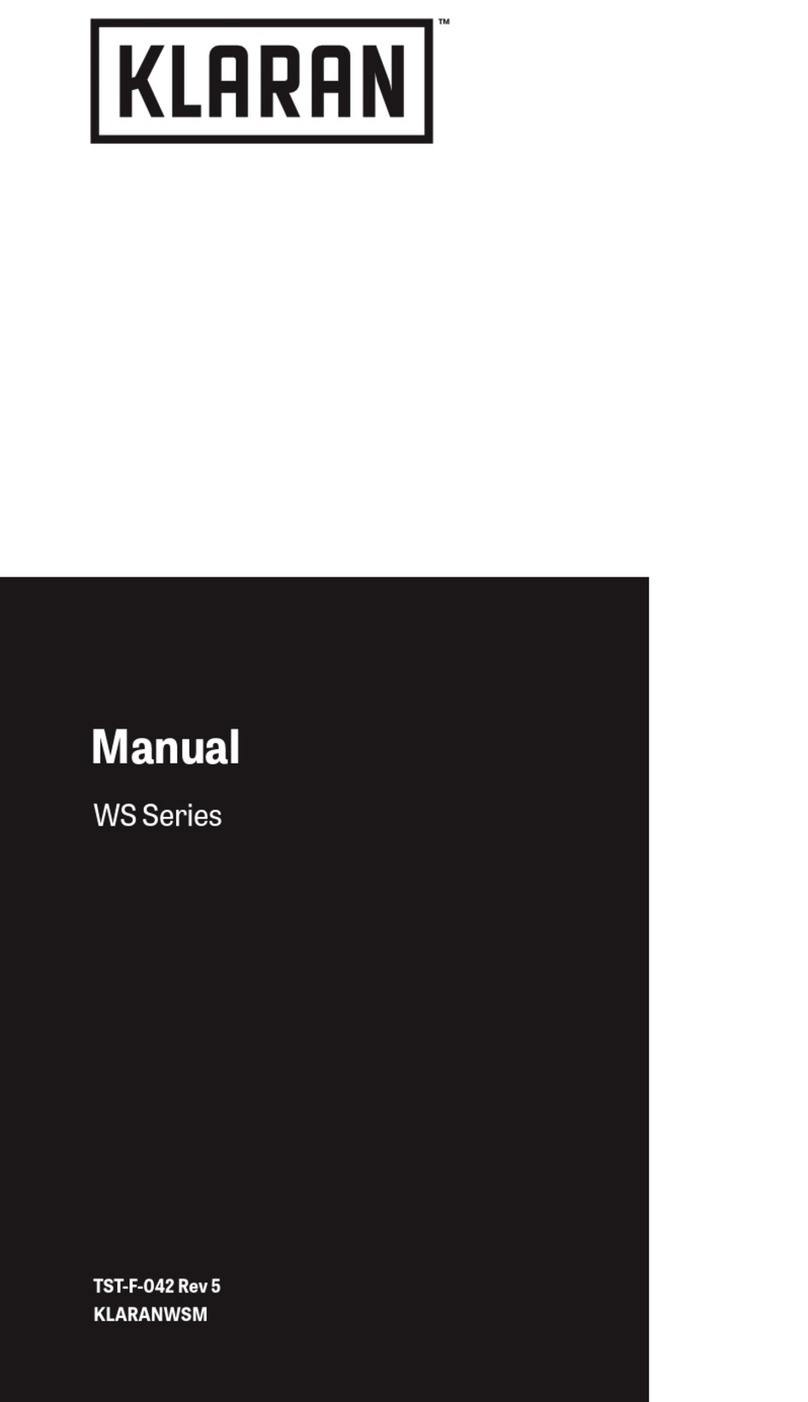Klaran WS Series manual