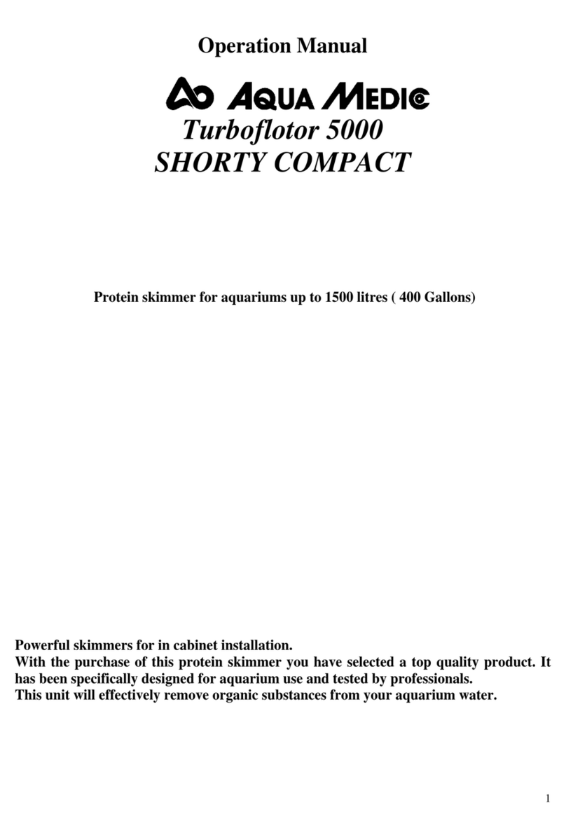 Aqua Medic Turboflotor 5000 Shorty Compact Operation manual