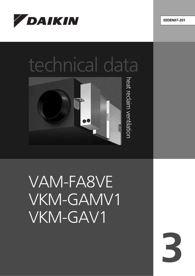 Daikin VAM-FA8VE Instruction manual