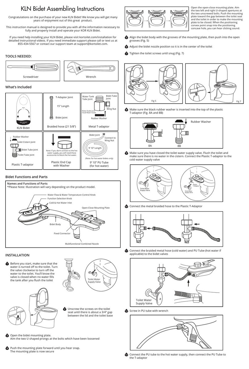 KOR KLN Assembling instructions