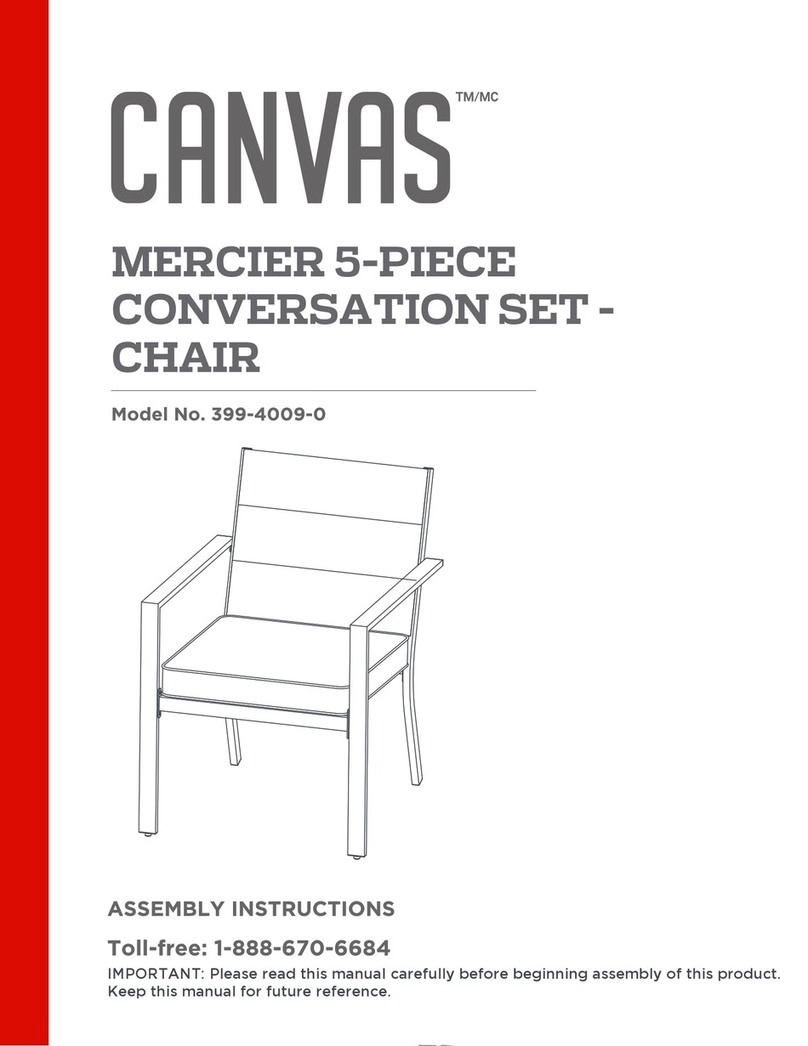 Canvas MERCIER 399-4009-0 User manual Canvas MERCIER 399-4009-0 User manual