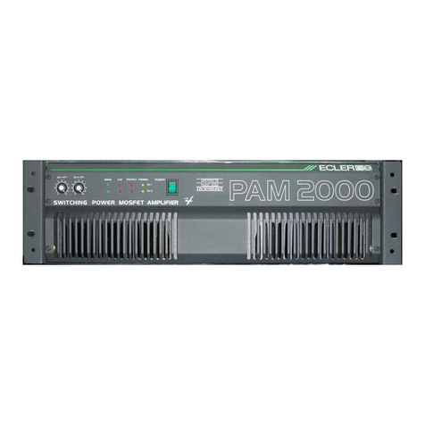 Ecler PAM2000 Service manual
