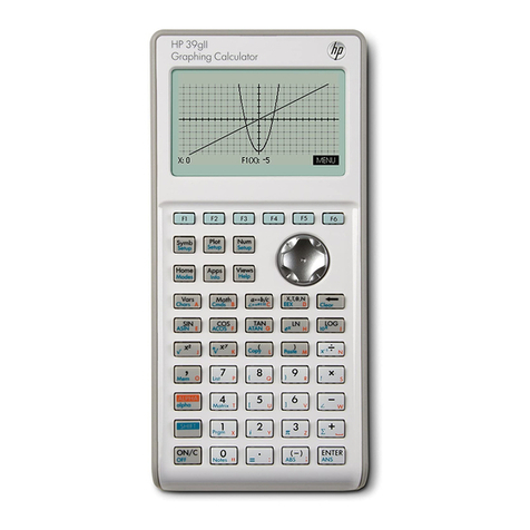 HP 39gII User manual