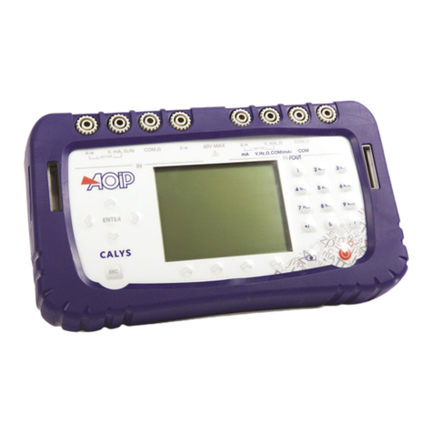 AOIP CALYS 150 instruction manual