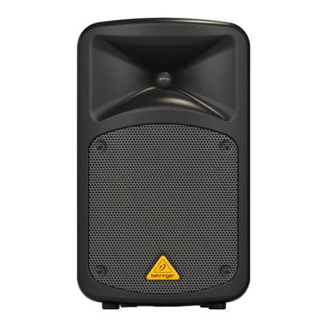 Behringer EUROPORT EPS500MP3 User manual