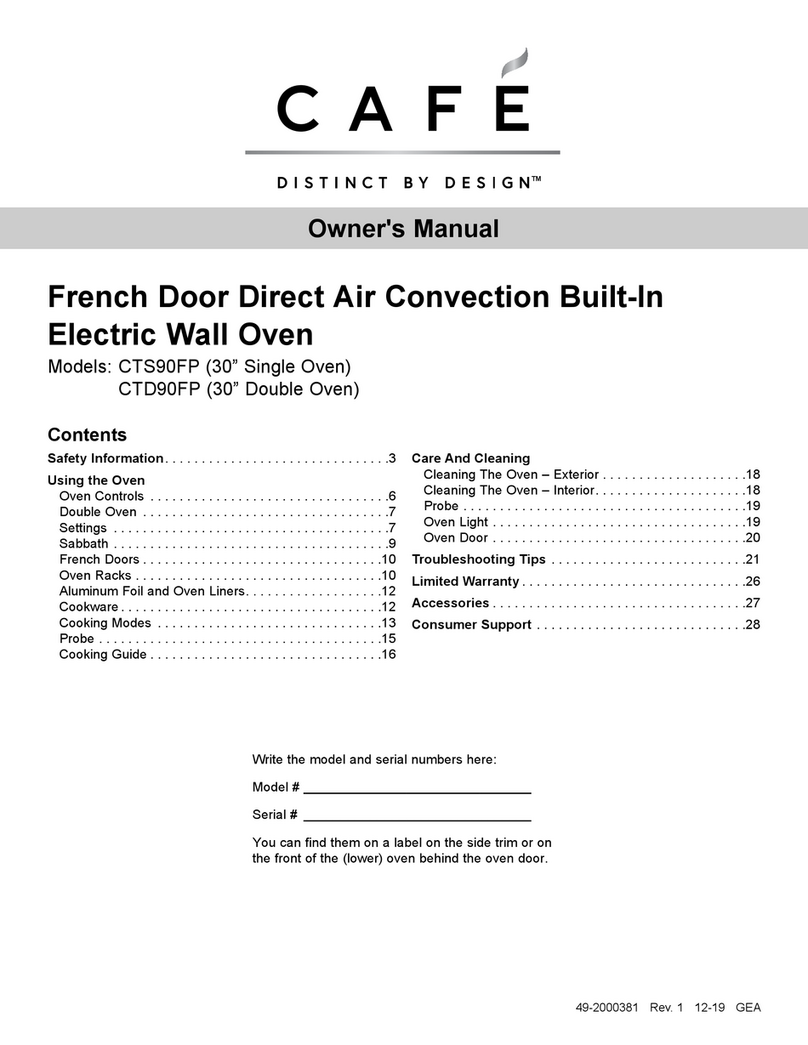 Cafe CTS90FP User manual