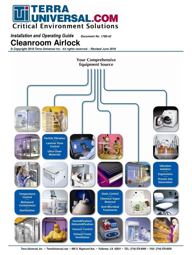 Terra Universal Cleanroom Airlock Installation and operating guide