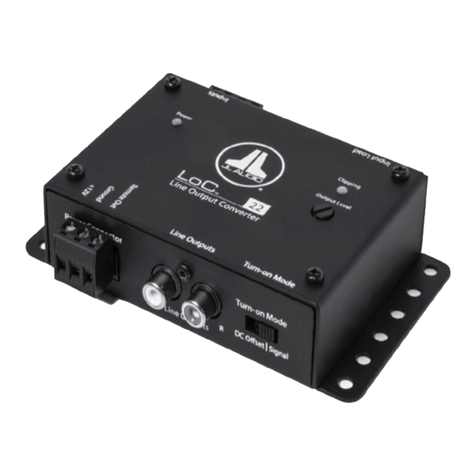 JL Audio LoC-22 owner's manual