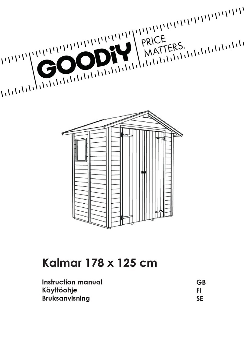 Goodiy Kalmar 178 x 125 cm instruction manual
