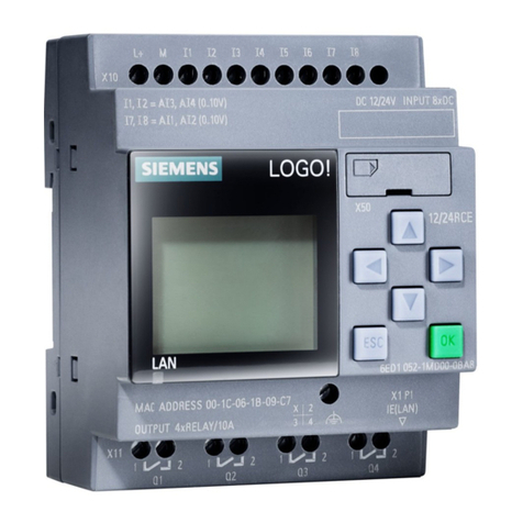 Siemens LOGO! 8 User manual