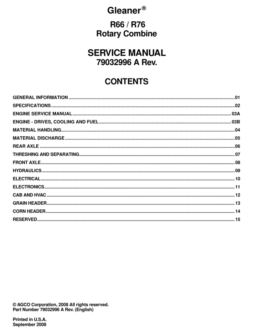GLEANER R66 Service manual