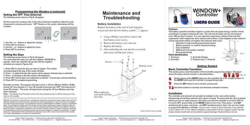 Nelson WINDOW+ User manual Nelson WINDOW+ User manual