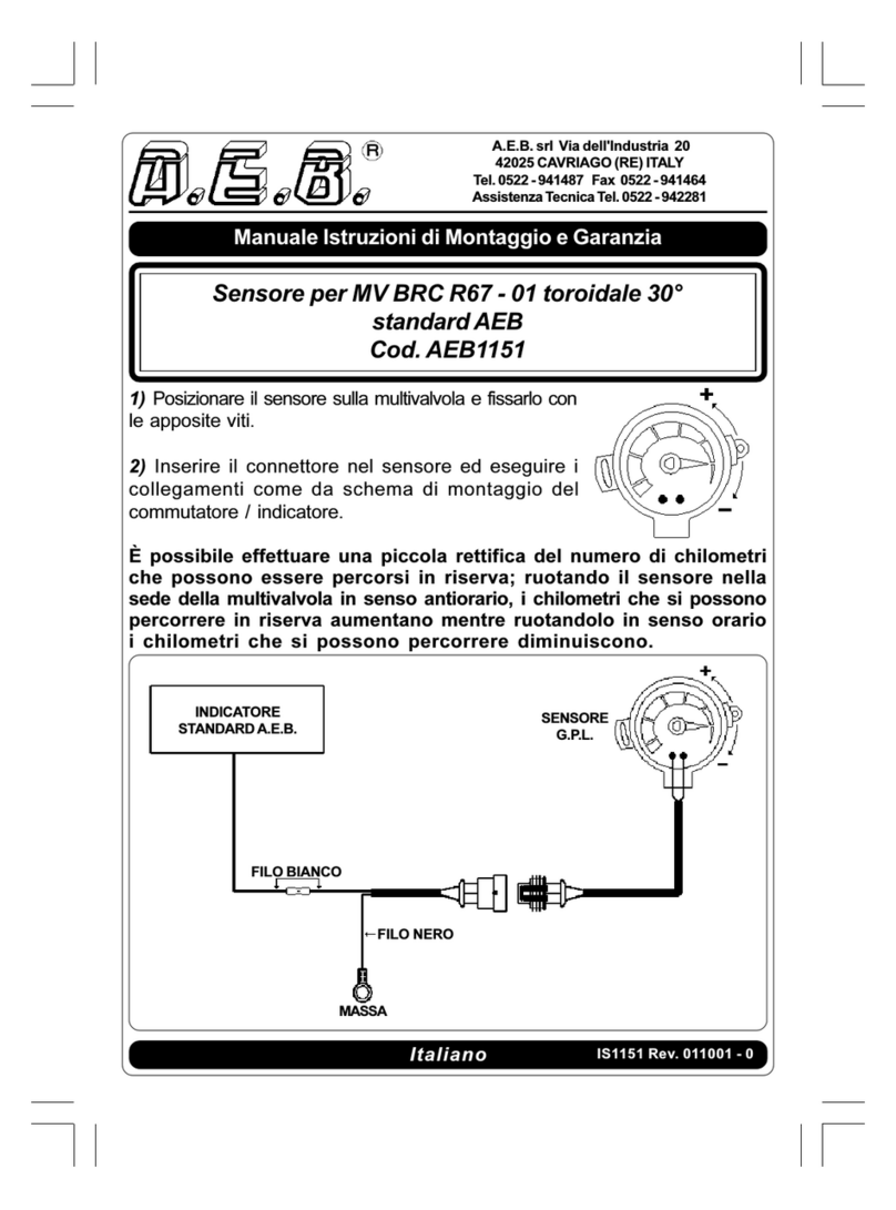 A.E.B. AEB1151 Assembly instructions