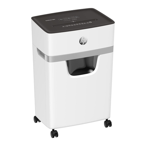 HP OneShred 15CC User manual HP OneShred 15CC User manual