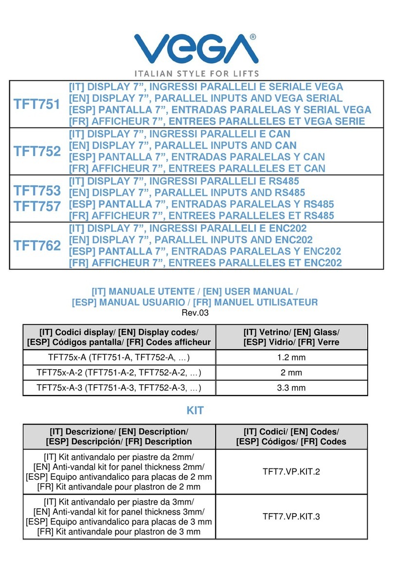 Vega TFT751 User manual