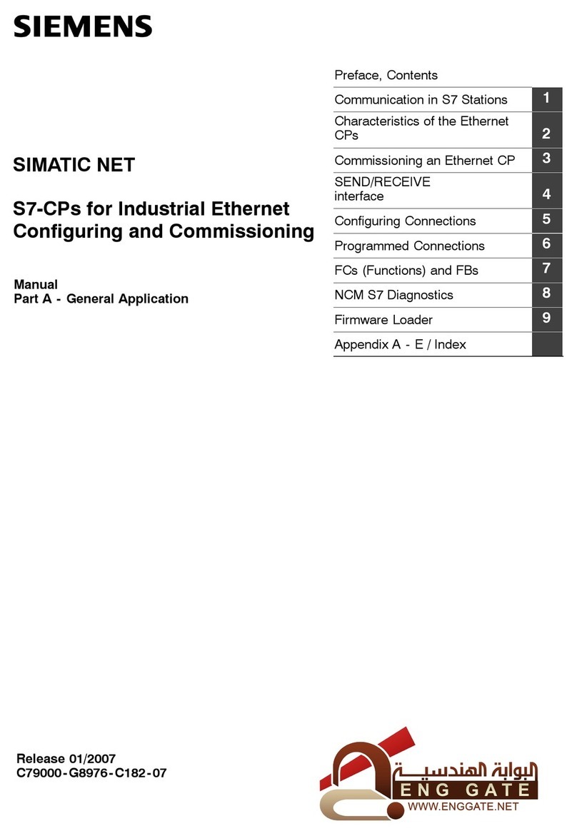 Siemens SIMATIC NET S7-300 manual