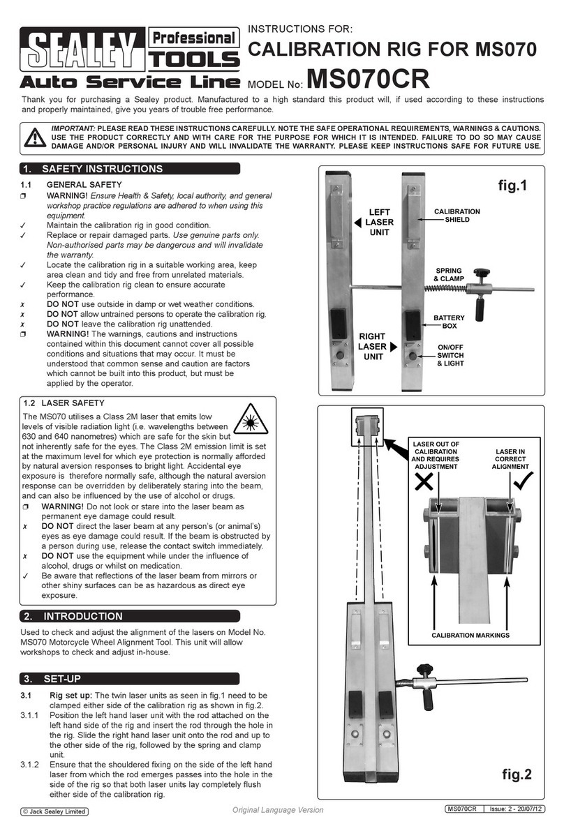 Sealey MS070CR User manual