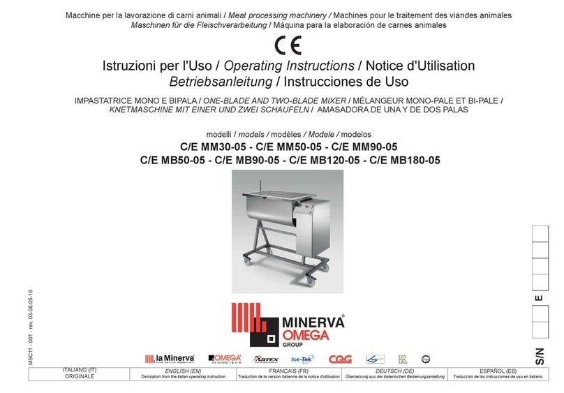 Omega MINERVA C/E MM30-05 operating instructions