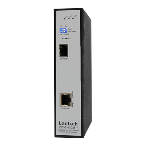 Lantech IGC-0101DSFP User manual