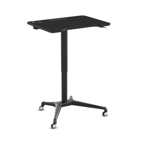 Worktrainer FlexiDesk FD029-WH User manual
