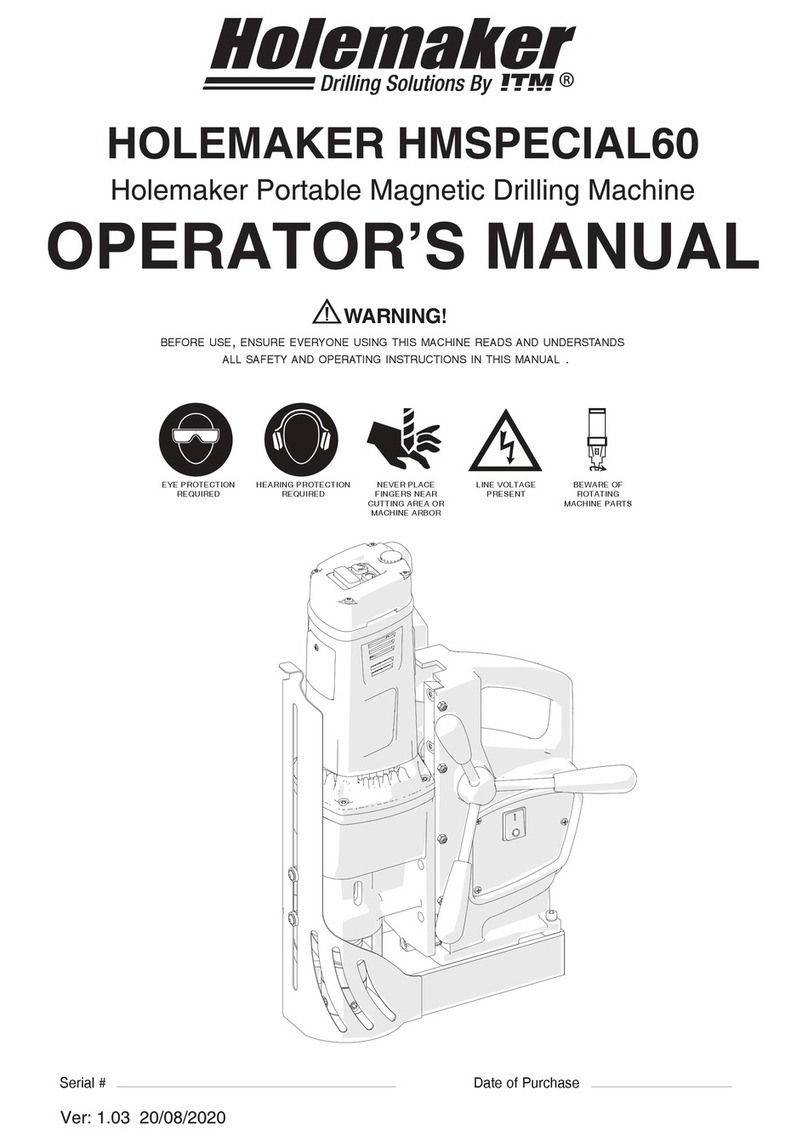 Itm HOLEMAKER HMSPECIAL 60 User manual