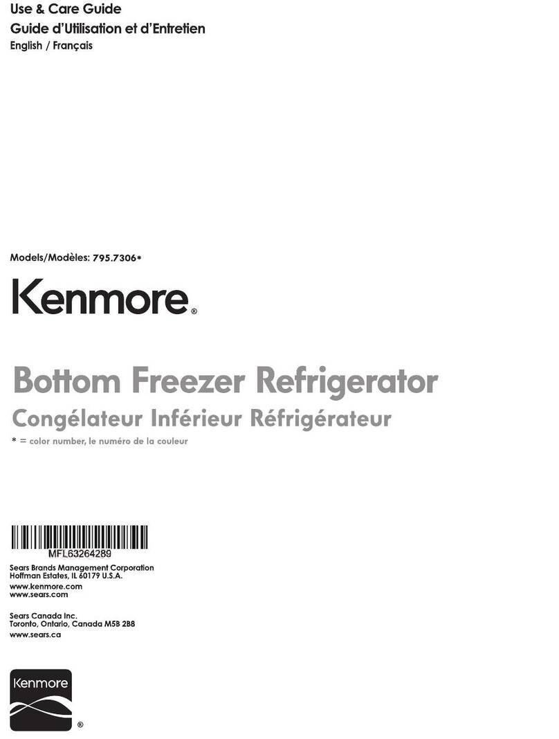 Sears Kenmore 795.7306 Series User manual