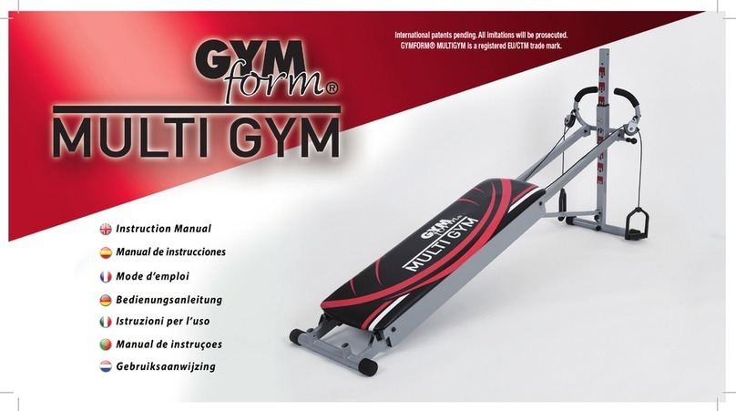 GYM form MULTIGYM instruction manual