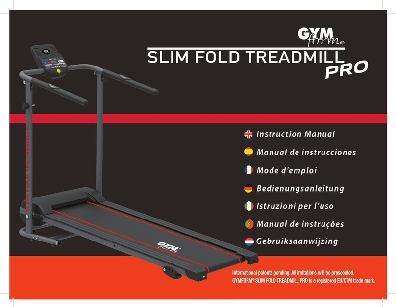 GYM form SLIM FOLD PRO instruction manual