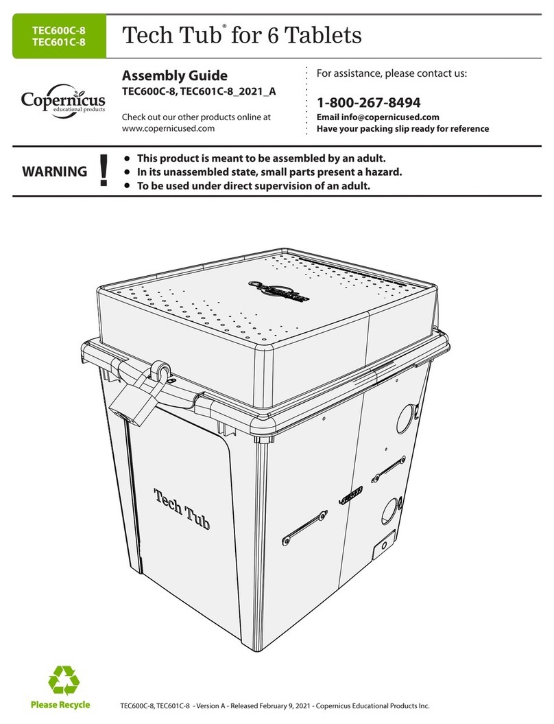 Copernicus Tech Tub TEC600C-8 User manual