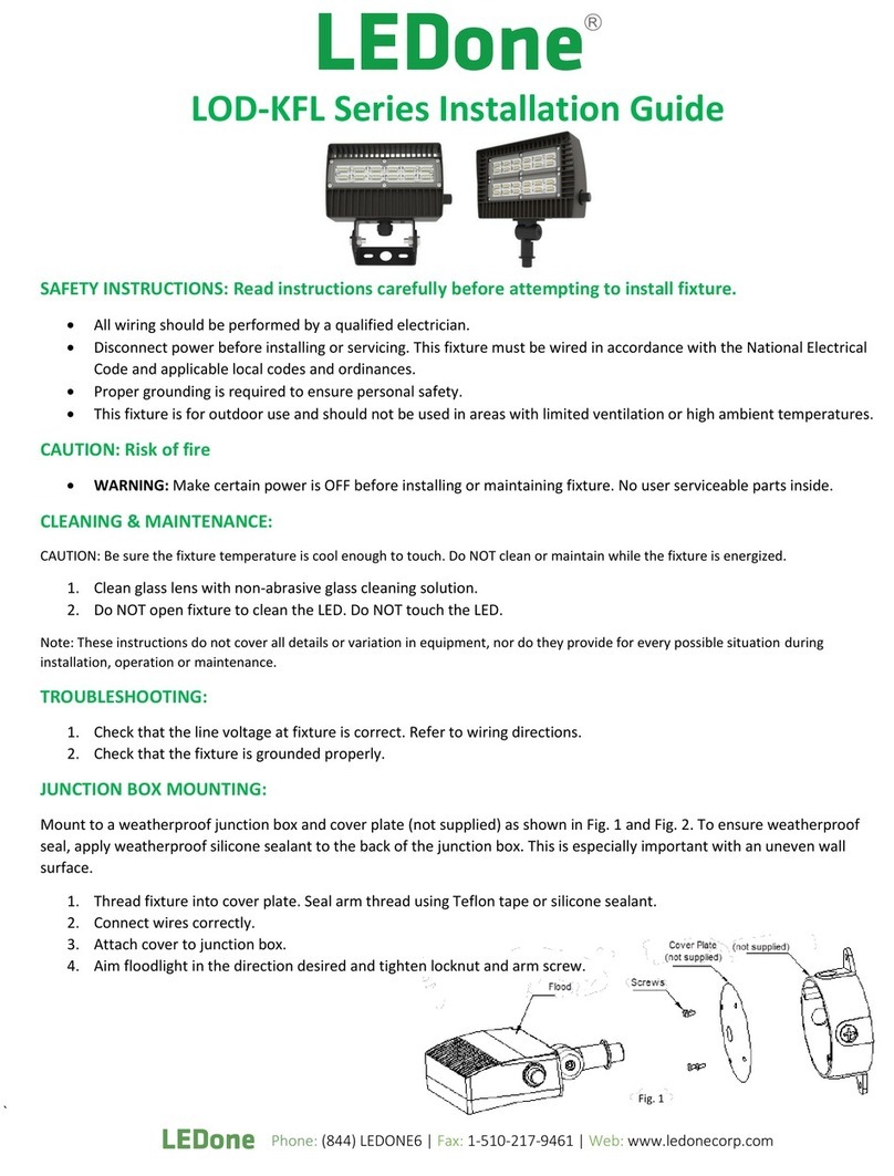 LEDone LOD-KFL Series installation guide