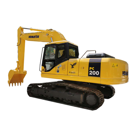 Komatsu PC200-7 Operator's  maintenance manual