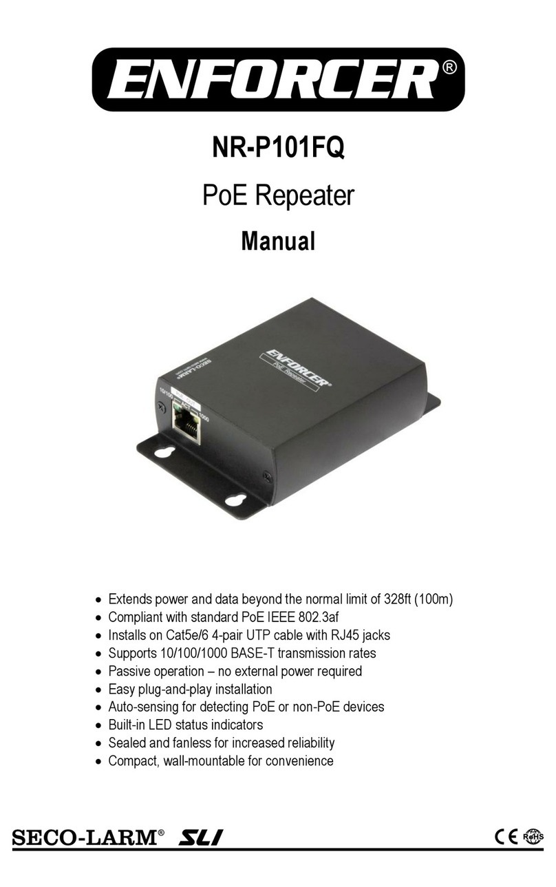 SECO-LARM SLI ENFORCER NR-P101FQ User manual