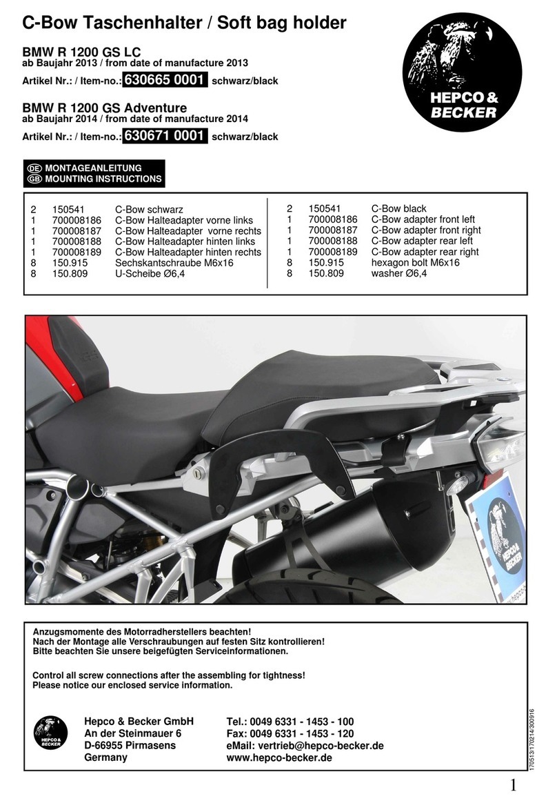 hepco & becker 630665 0001 User manual hepco & becker 630665 0001 User manual