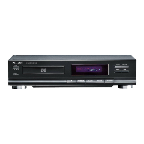 X4-TECH CD-1000 operating instructions