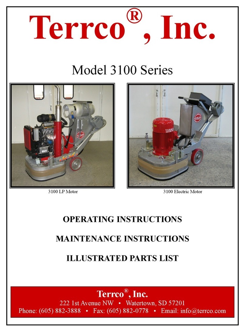 Terrco 3100 Series operating instructions