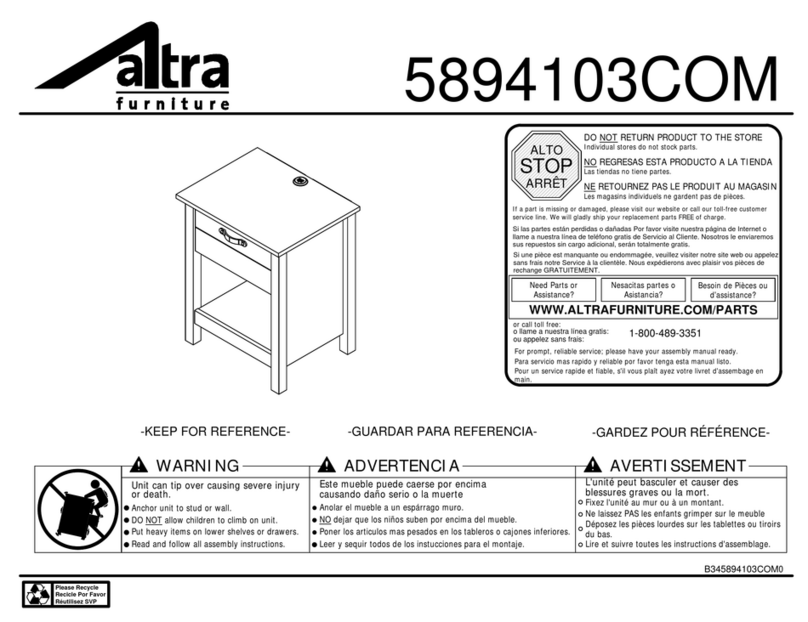 Altra furniture 5894103COM manual