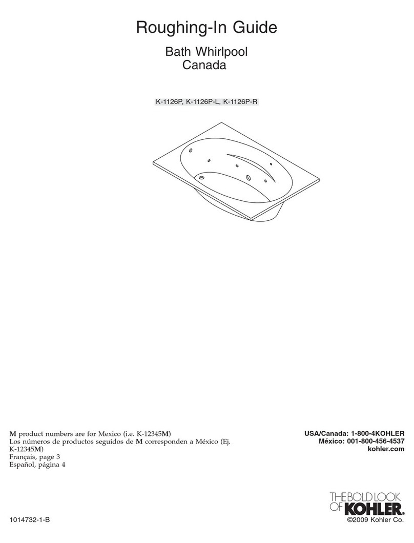 Kohler K-1126P Quick start guide