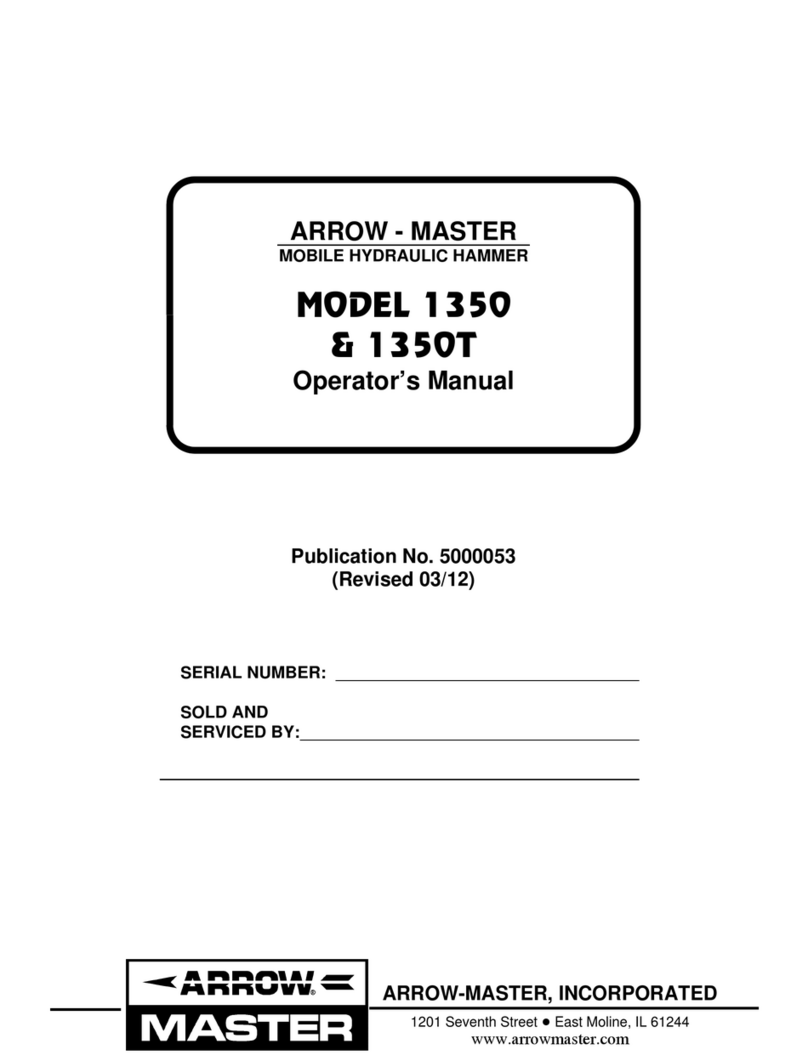 Arrow Master 1350 Operator's manual Arrow Master 1350 Operator's manual