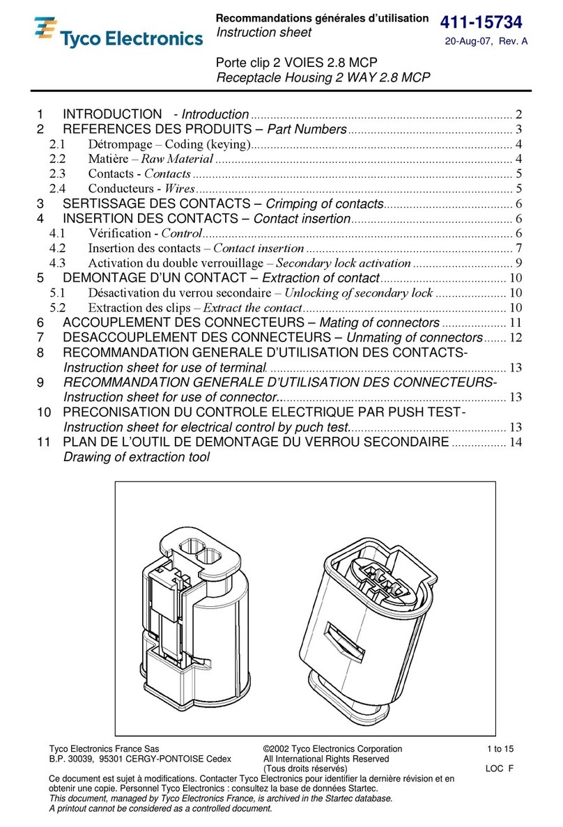 Tyco Electronics 1-1718624-1 User manual
