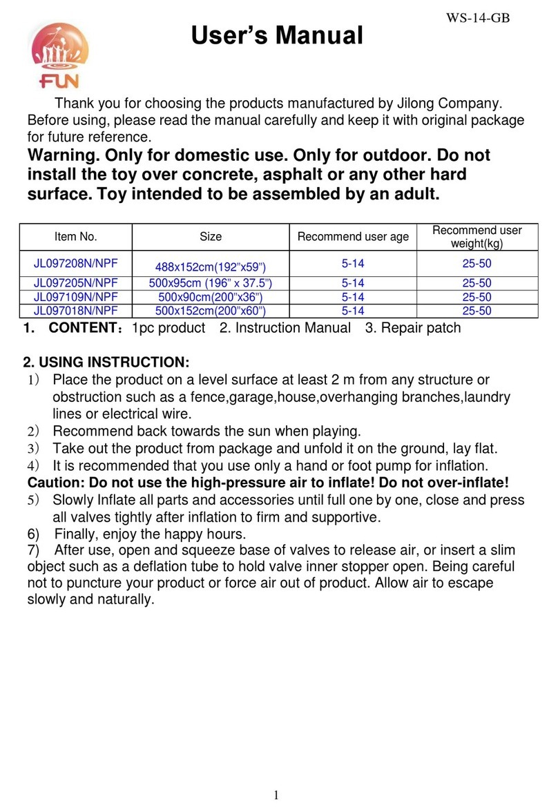 Jilong JL097208N/NPF user manual