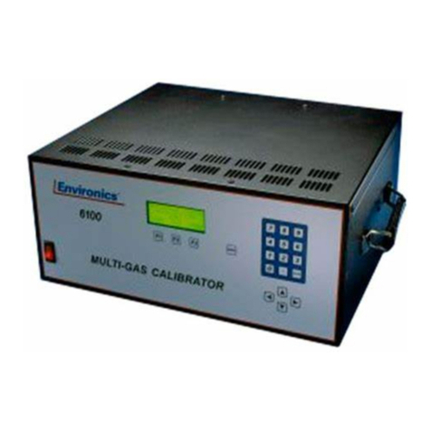 Environics 6100 Series User guide and technical manual
