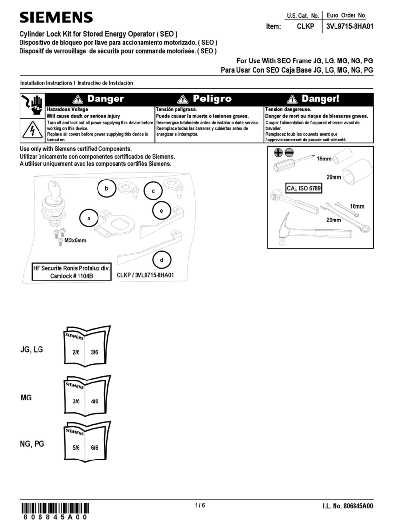 Siemens CLKP User manual