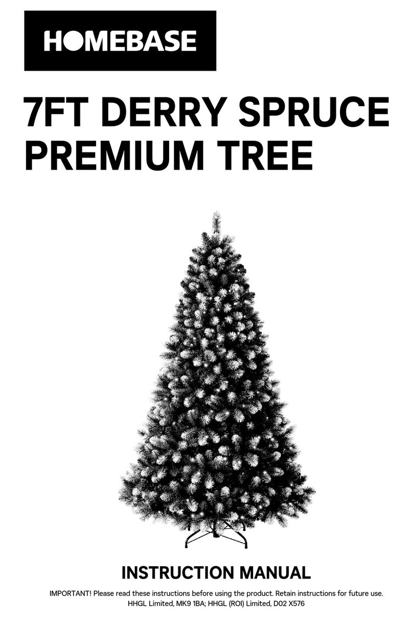Homebase 7FT DERRY SPRUCE PREMIUM TREE instruction manual
